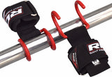 RDX Weightlifting Anchor Gym Hook Straps - Red - Sedroc Sports