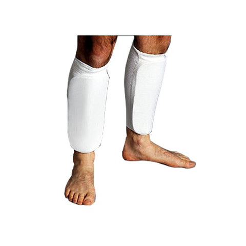 ProForce Cloth Sparring Shin Guards - White - Sedroc Sports
