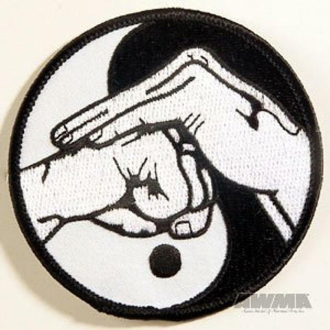 Yin Yang Fist Sew On Patch for Uniforms Bags Hats Jackets Backpacks Clothing - Sedroc Sports