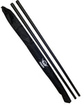 Foam Padded Training Bo Staff with Free Armory Carry Bag Case - Black - Sedroc Sports