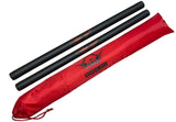 Martial Arts Armory Red Dragon Foam Padded Escrima Sticks with Carry Bag Case - Pair