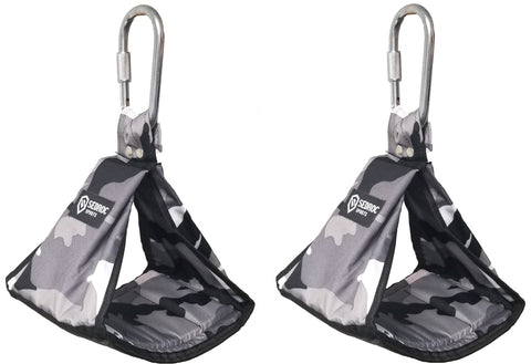 Sedroc Ab Slings Padded Hanging Abdominal Workout Straps - Gray Camo - Sedroc Sports