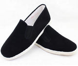 Sedroc Kung Fu/Tai Chi Shoes Cotton White Sole Slip on Canvas Wushu Slippers
