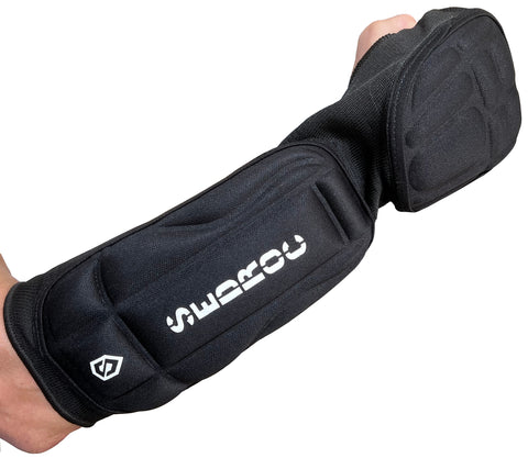Sedroc Pro Fist Forearm Guards Padded Arm Sleeves with Knuckle Protection - Pair