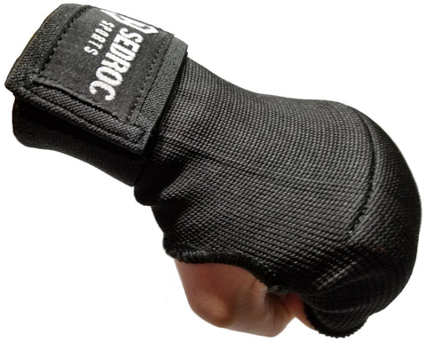 Sedroc Boxing GEL Hand Wrap Inner Gloves Fist Wraps - Black - Sedroc Sports