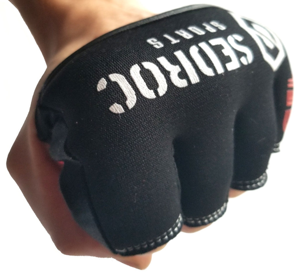 Sedroc Sports Boxing Gel Fist Guards Slip on Knuckle Shields