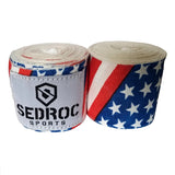 Sedroc Boxing Mexican Style Hand Wraps - 180" - USA Flag - Sedroc Sports