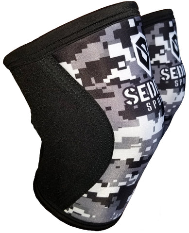 Sedroc Sports Weight Lifting Knee Compression Sleeves - Digital Camo - Sedroc Sports