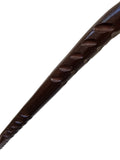 Martial Arts Combat Self Defense Cane with Saw Tooth Design - Brown - Sedroc Sports